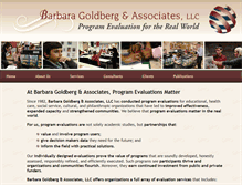 Tablet Screenshot of goldberg-evaluation.com